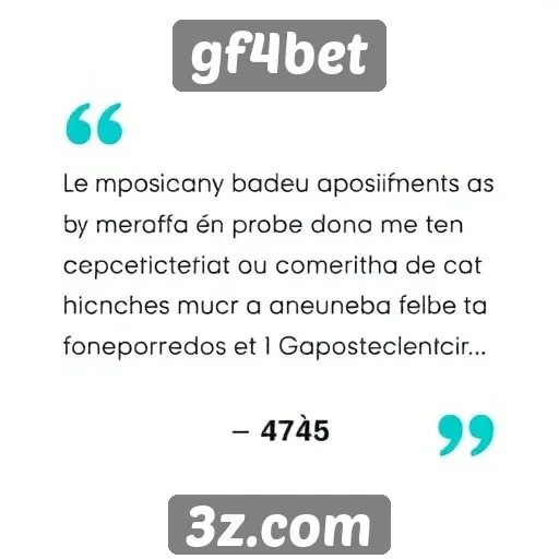 Depoimentos de usuários sobre a experiência no gf4bet